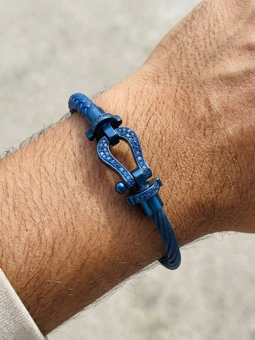 Bracelet Cord🔗 en acier inoxydable 🔗