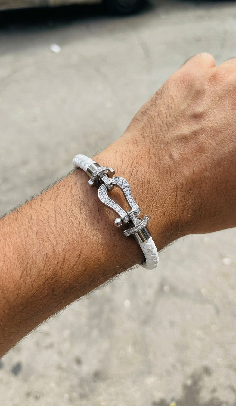 Bracelet Cord🔗 en acier inoxydable 🔗