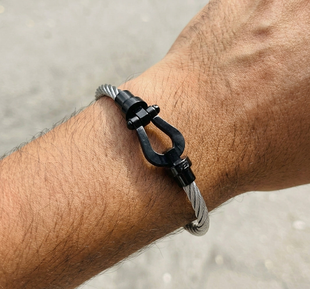 Bracelet Cord🔗 en acier inoxydable 🔗