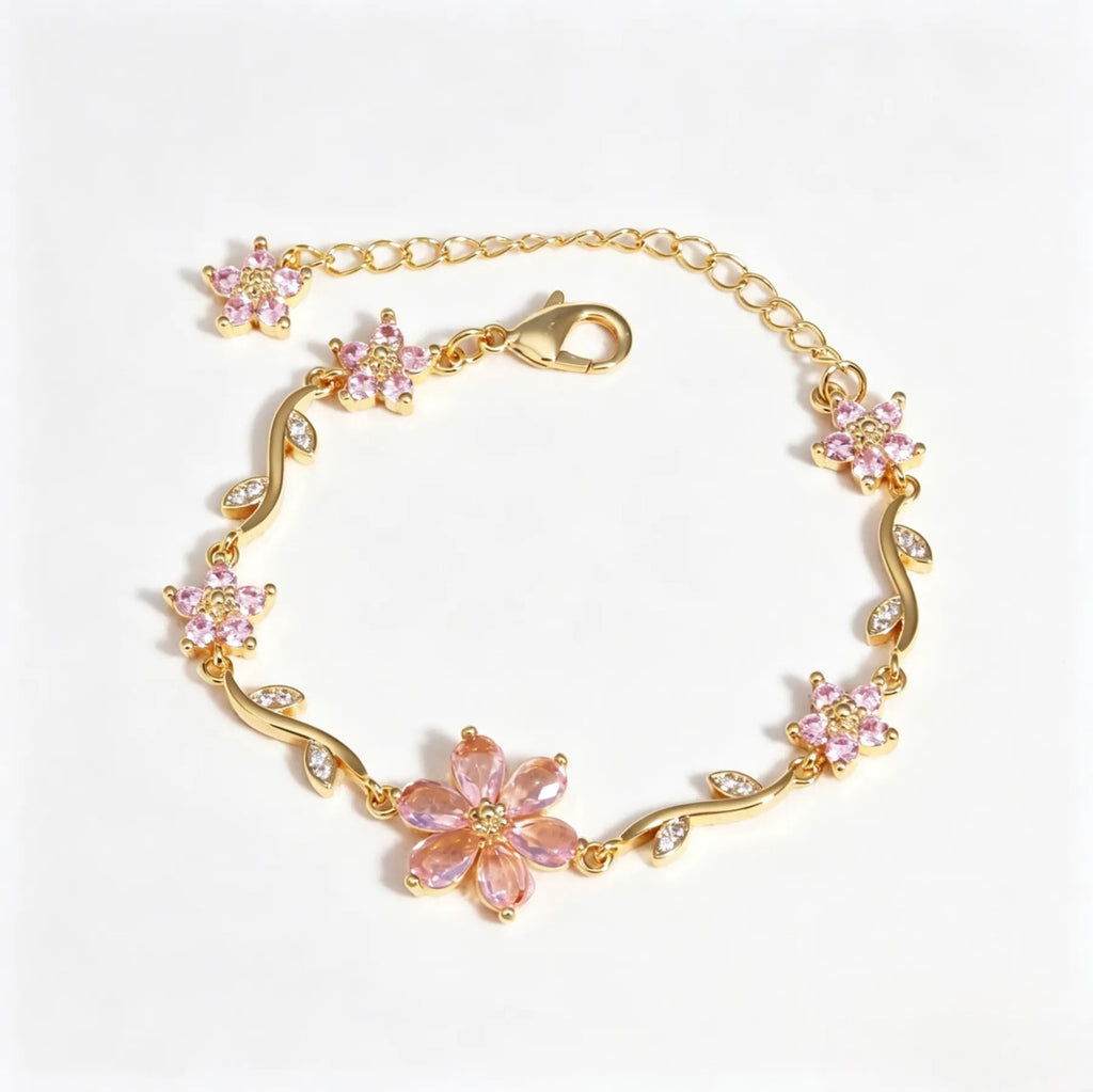 Bracelet Flower en acier inoxydable
