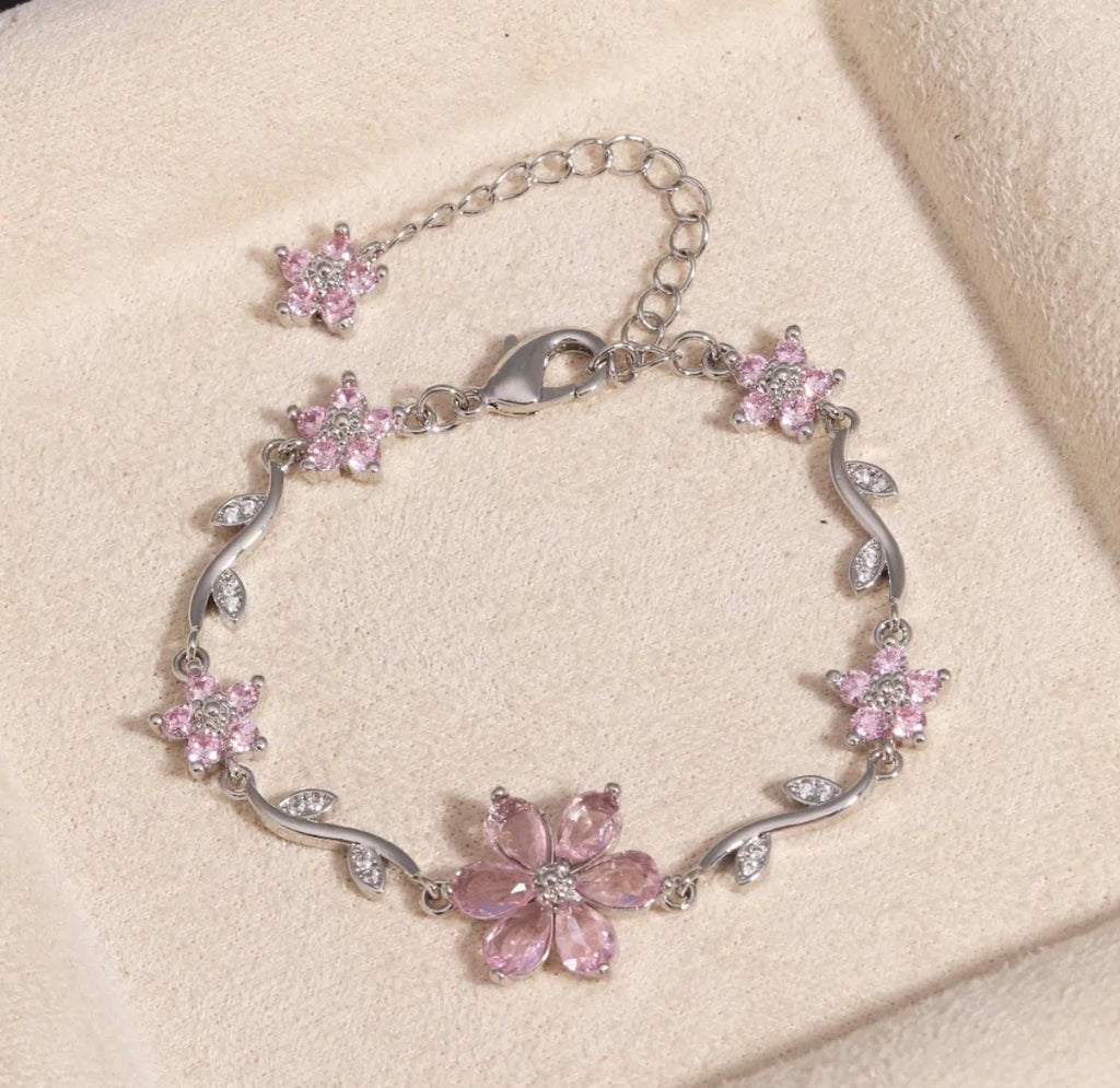 Bracelet Flower en acier inoxydable