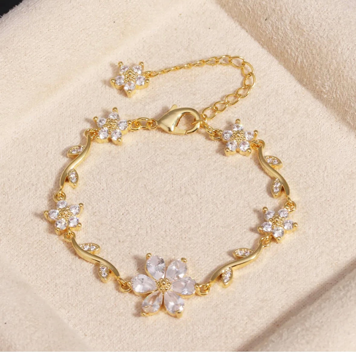 Bracelet Flower en acier inoxydable