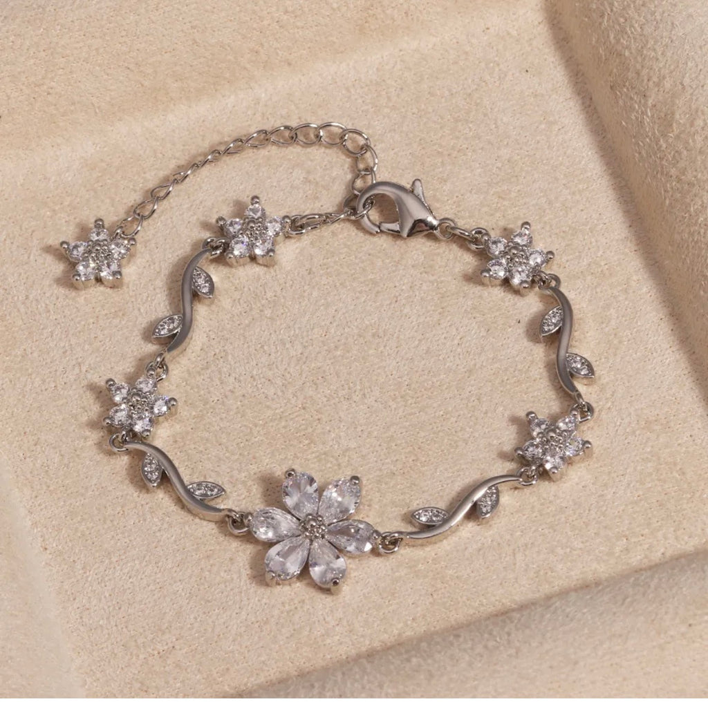 Bracelet Flower en acier inoxydable